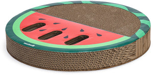 Beeztees krabspeelgoed melon - kattenspeelgoed - krabkarton - krabpaal - 45x45x6 cm