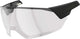 Abus magneticvisor voor de fietshelm hyp-e - en de varianten ace en bl.ace - magnetisch helmvizier beschermt tegen weer en wind - fietshelmaccessoire - maat s m, clear