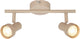 Briloner b.k.licht tapp - opbouwspot - plafondspot (plafondlamp) - 2x gu10 fitting - taupe beige - 27.5 cm