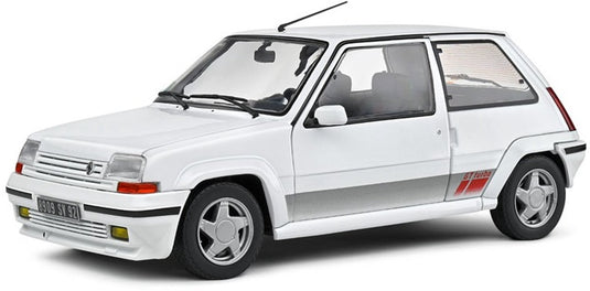 Solido renault 5 gt turbo 'mk2' modelauto 1:18 1989 s1810002 schaalmodel wit