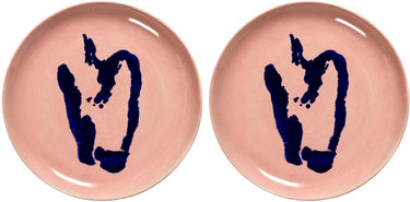 Serax - ottolenghi feast - bord m - roze blauw - 22 ø - 2 stuks