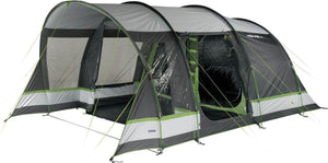 High peak tunneltent garda 5.0, 5 persoons , 2,1 m stahoogte, 4.000 mm waterdicht