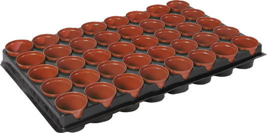 Talen tools - zaai-stekpotjes - rond - 7 cm - 40 stuks