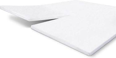 Walra molton hoeslaken - molton 180x200 210 - 100% katoen - wit