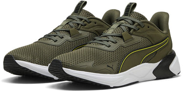 Puma disperse xt 4 unisex sportschoenen - loden green- black-lux lime- white