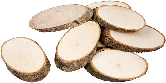 Creativ company https: www.cchobby.nl houten-schijf-met-bast-afm-7-5-x-4-5-cm-dikte-8-mm-20-stuk-1-doos