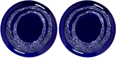 Serax - ottolenghi feast - bord l - donkerblauw wit - 26 ø - 2 stuks