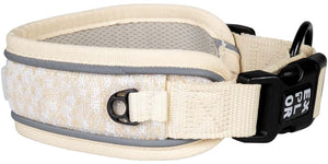 Explor duvoplus ultimate fit halsband control fashion voor honden m-39-44cm antique white