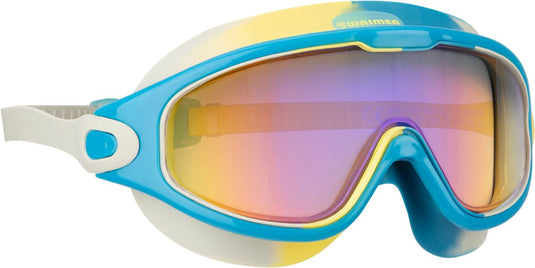 Waimea zwembril voor kinderen - curved - oliecoating - multicolor blauw one size