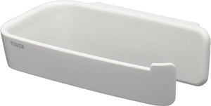 Tiger tess - wc rolhouder zonder klep - toiletrolhouder - zelfklevend - 3m tape - boren - wit