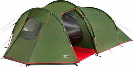 High peak tunneltent goshawk 4.0 400 x 230 x 140 cm - groen - 4 persoons