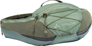 Vaude uphill hip pack 2 sporttas unisex willow green >50% recycled materiaal