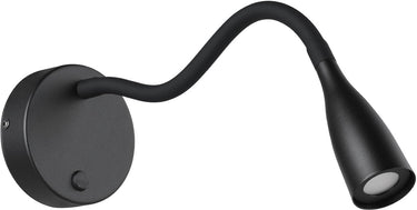 Eglo olivandino wandlamp - led - 43 cm - zwart - kantelbaar