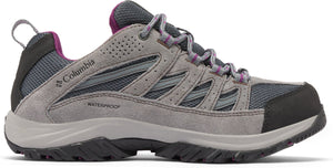 Columbia crestwood™ waterproof dames wandelschoenen - graphite, wild iris 37