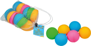 Pustefix water splashers - 6 waterbommen - gemengde kleuren - in netje - 4 jaar
