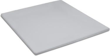 Cinderella weekend hoeslaken - topper - katoen - 180x210 cm - tot 15 cm - lichtgrijs