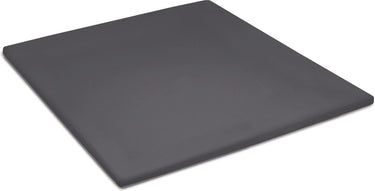 Damai organic - topper hoeslaken - tot 15 cm matrashoogte - bio satijn - 80x200 cm - antraciet