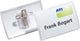 Durable badge met combiclip click fold formaat 40 x 75 mm