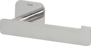 Tiger colar - wc rolhouder zonder klep - zonder te boren - toiletrolhouder zelfklevend - rvs gepolijst