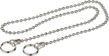 Kirchhoff afvoerplug ketting - chroom - 600 mm - met 2 ringen