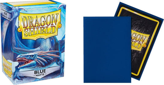 Dragon shield dragon sleeves matte - 100 stuks - blauw