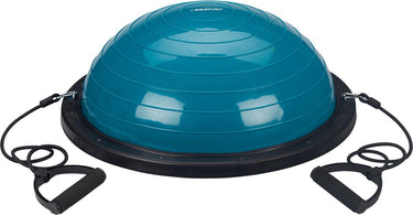 Avento balanstrainer + 2 weerstandsbanden - ø 58 cm - blauw zwart