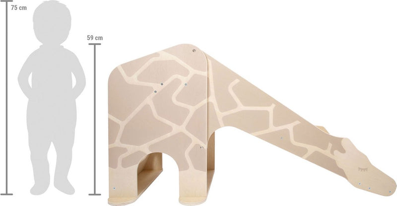 Afbeelding laden in galerijviewer, Small foot - houten indoor glijbaan giraffe wildlife
