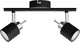 Philips led philips meranti opbouwspot - 2-lichts - zwart