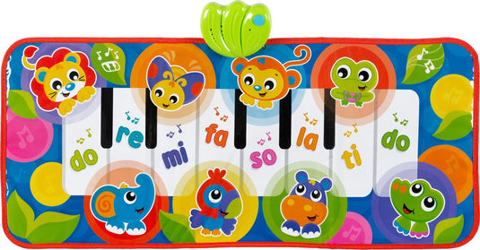 Playgro muzikale piano mat - speelgoed baby - speelgoed 1 jaar - interactief babyspeelgoed - pianomat - dansmat jumbo - baby speelgoed muziekinstrument - interactief speelgoed baby - educatief speelgoed - kraam cadeau - speelgoed met geluid