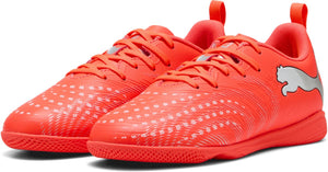 Puma future 9 play it jr unisex sportschoenen - glowing red- white- black- silver