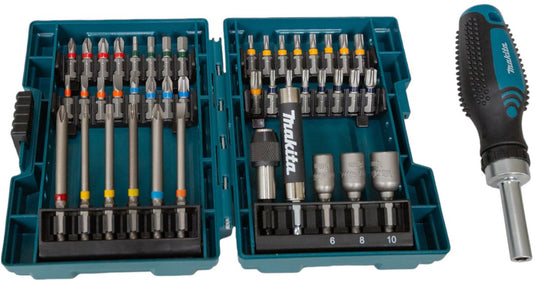 Makita bit-set m. ratschengriff 44tlg - e-25096