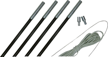 Eurotrail fiber stokkenset - 9,5 mm - 450-500 cm