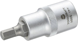 Toolcraft 816156 inbus dopsleutel-bitinzet 6 mm 1 2 (12.5 mm)