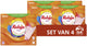 Robijn - wasmiddeldoekjes - color - 100% oplosbare doekjes in een kartonnen verpakking - 4 x 16 wasstrips