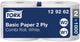 Tork 129262 universal wiper 320 2-lgs wit 510 mtr x 24 cm pak à 2 rol 1000 vel (129262)