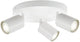 Integral plafondspot siena mat wit rond voor 3x gu10 lamp (niet meegeleverd) | 3x gu10