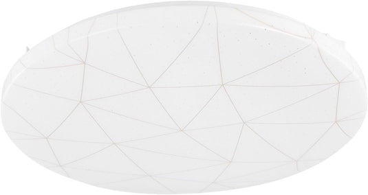 Eglo rende plafondlamp - led - 38 cm - wit