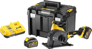 Dewalt dcg200t2 | sleuvenfrees | 54v xr | flexvolt | 125mm | 2x 6.0ah accu's en snellader - dcg200t2-qw