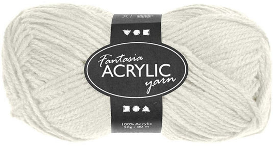 Creativ company creotime fantasia acryl garen crème 80 m 50 g