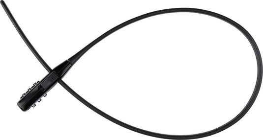 Dunlop fietsslot 53 cm - cijferslot voor fiets, scooter aanhanger en hek - kabelslot compact en lichtgewicht - kettingslot met veilig codesysteem - zwart