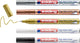 Edding 780 5 s glanslakmarker metallic assorti set – ronde punt - 0,8 mm - set van 5 stuks