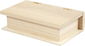 Creativ company houten boek doos, 14x9x4cm