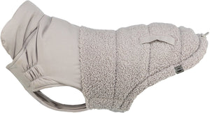 Trixie hondenjas - ajou grijs 40cm - warme wattering, verstelbare borstflap