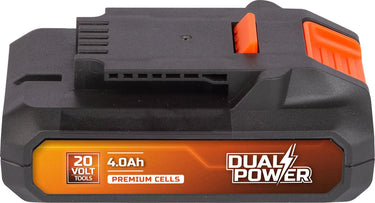 Powerplus dual power batterij powdp9024 - 20v, 4.0ah - accu voor 20v toestellen - led-stroomindicator - batterijplatform