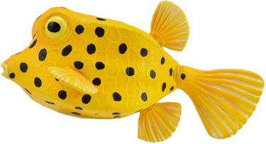 Collecta figurine - gele koffervis - (s) - zeedieren - handgeschilderd - miniatuur