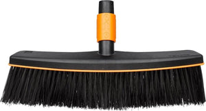 Fiskars quikfit bezemkop - straatbezem met zachte haren - 380 mm breed