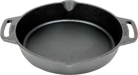 Valhal outdoor skillet koekenpan, 2 handvatten - gietijzer, diameter 25cm - vh25h