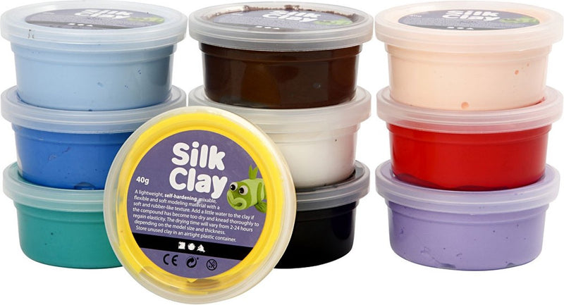 Afbeelding laden in galerijviewer, Silk clay basisset 2 - boetseerklei
