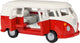 Siku 2361, vw t1 bus, schaal 1:50, metaal kunststof, deuren kunnen open