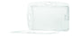 Durable kaarthouder voor 2 kaarten - 85 x 54 mm - 10 stuks